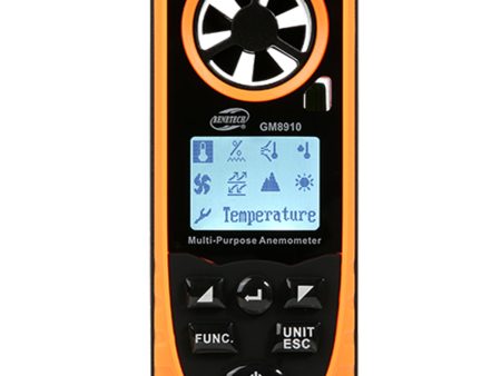 [CLEARANCE] Benetech GM8910 Multifunctional Digital Anemometer Eight functions, with backlight For Cheap