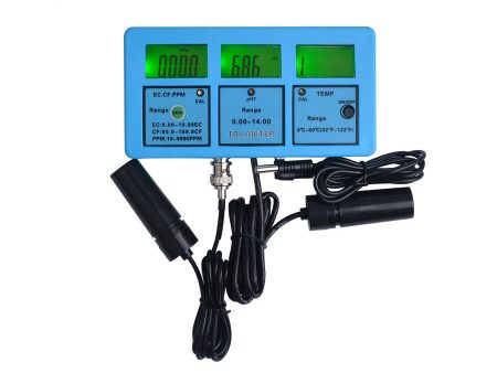 [CLEARANCE] Eagletech PH-117 Pro 5 in 1 Multifunction LCD Digital Meter Water Quality Tester PH   Temperature   EC   CF   TDS Online