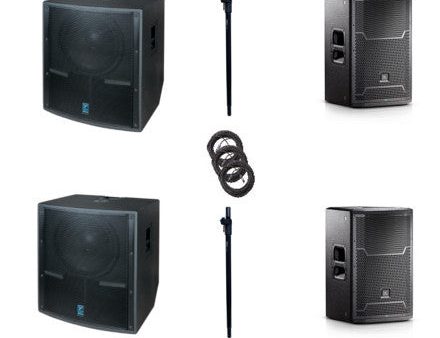 Ultimate JBL Yorkville 8000Watt Speaker Package with Subwoofers Supply