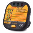 PeakMeter PM6860DR Automatic Electric 220V - 250V US Plug Socket Tester Diagnostic tool for Circuit Construction Discount