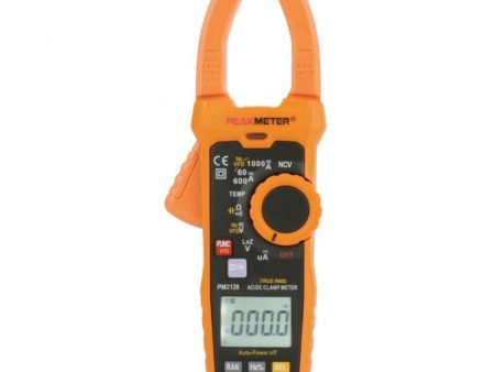 Peakmeter PM2128 Digital AC   DC Clamp Meter 1000V Multimeter Fashion