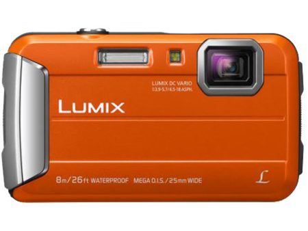 Panasonic Lumix DMC-TS30 Digital Waterproof Camera 4x Optical Zoom 25-100mm DC Vario Lens - Orange Online