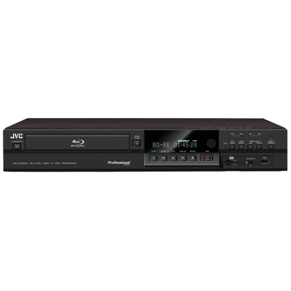 JVC Video Recorder - Blu-ray Disc & HDD Recorder - JVC SR-HD2500US Online now