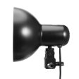 Pxel AA-1B15 Painted Iron Lamp Shade E27 Lamp Holder + Switch for Strobe Light Reflector Online Hot Sale