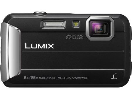 Panasonic Lumix DMC-TS30 Digital Waterproof Camera 4x Optical Zoom 25-100mm DC Vario Lens - Black For Cheap