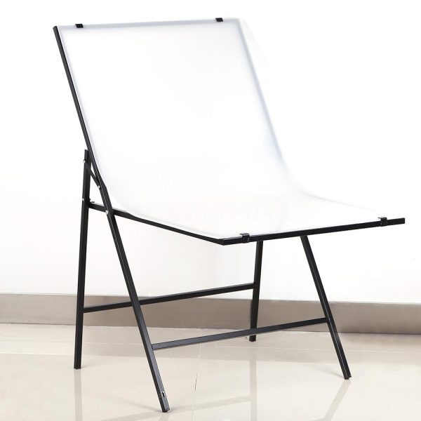 Pxel ST-6X10 Portable Shooting Table Studio Photography 60 X 100CM White Background Backdrop Online now