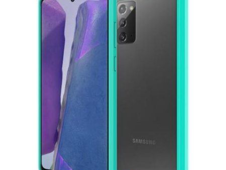 Venture Series Clear and Teal Hard-Shell Case - Samsung Galaxy Note20 Hot on Sale