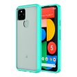 Teal Clear Pixel 5 Case - Hard Shell Series Cheap