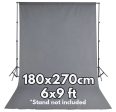 Pxel AA-ML1827GRY 180x270 cm Seamless Gray Background Cloth Backdrop 6x9 Feet Muslin Hot on Sale