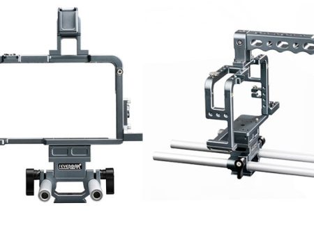 Sevenoak SK-GHC20 Aluminum Camera Cage with Top Handle Grip and Shoe Mount 15mm Rods for Camera Rig Panasonic Lumix DMC-GH3, GH4 Fashion