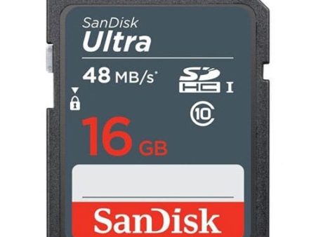 SanDisk Ultra 16GB SD Card SDHC Class 10 48MB s SDSDUNB Sale