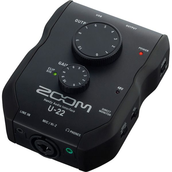 Zoom U-22 (U22) - USB Mobile Recording and Performance 2-in 2-out Ultra-portable Interface For Sale