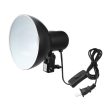 Pxel AA-1B15 Painted Iron Lamp Shade E27 Lamp Holder + Switch for Strobe Light Reflector Online Hot Sale