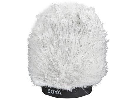 Boya BY-P100 Fur Windscreen Furry Windshield Muff for Shotgun Capacitor Microphone Wind Shield Protection Outdoor Interview Mic Foam Hot on Sale