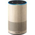 All New Amazon Echo 2nd Generation 2017 Oak with improved sound powered by Dolby Supply