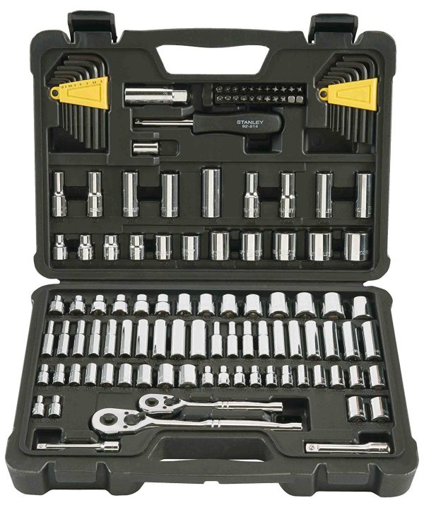 Stanley STMT71652 123-Piece Socket Wrench Tool Set Kit For Sale