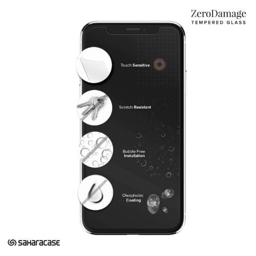 ZeroDamage Clear Tempered Glass Screen Protector - iPhone 11 Pro XS X Supply