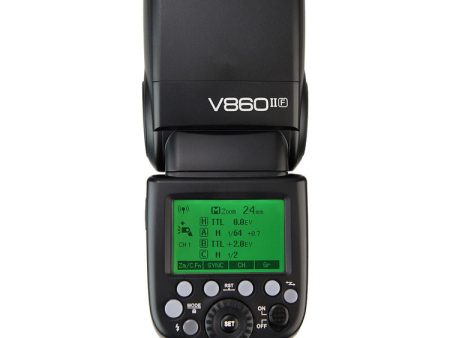 Godox VING V860IIF Wireless 2.4Ghz Li-Ion Flash Speedlite High Speed Sync GN60 TTL Master Slave Kit for Fuji Fujifilm DSLR and Mirrorless Cameras Online Sale