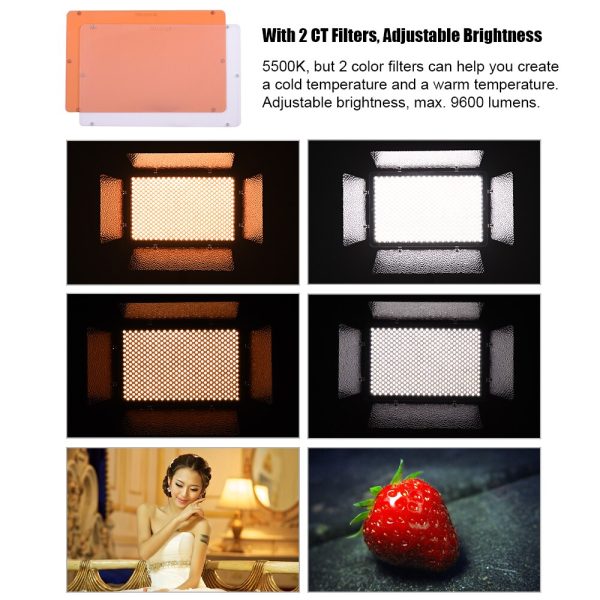 Yongnuo YN1200 Daylight LED Video Light Flash 5500k Pure White Hot on Sale