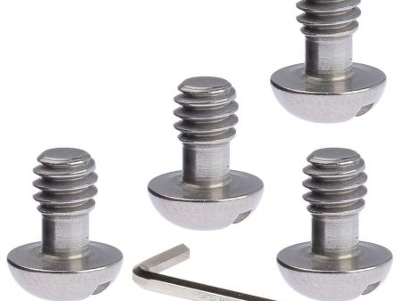 A29 Stainless Steel 1 4 -20 Captive Hex Screws (Set of 4) Fashion