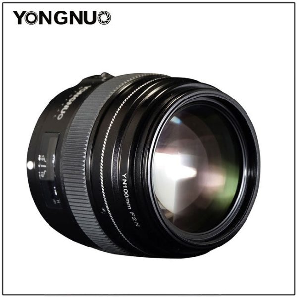 Yongnuo YN100mm F2N AF MF Large Aperture Standard Medium Telephoto Prime Lens Fixed Focal For Nikon Camera Lens Online now