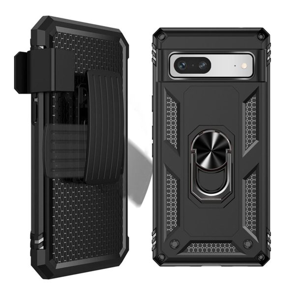 Raider Series Kickstand with Belt Clip Case - Google Pixel 7a Online now